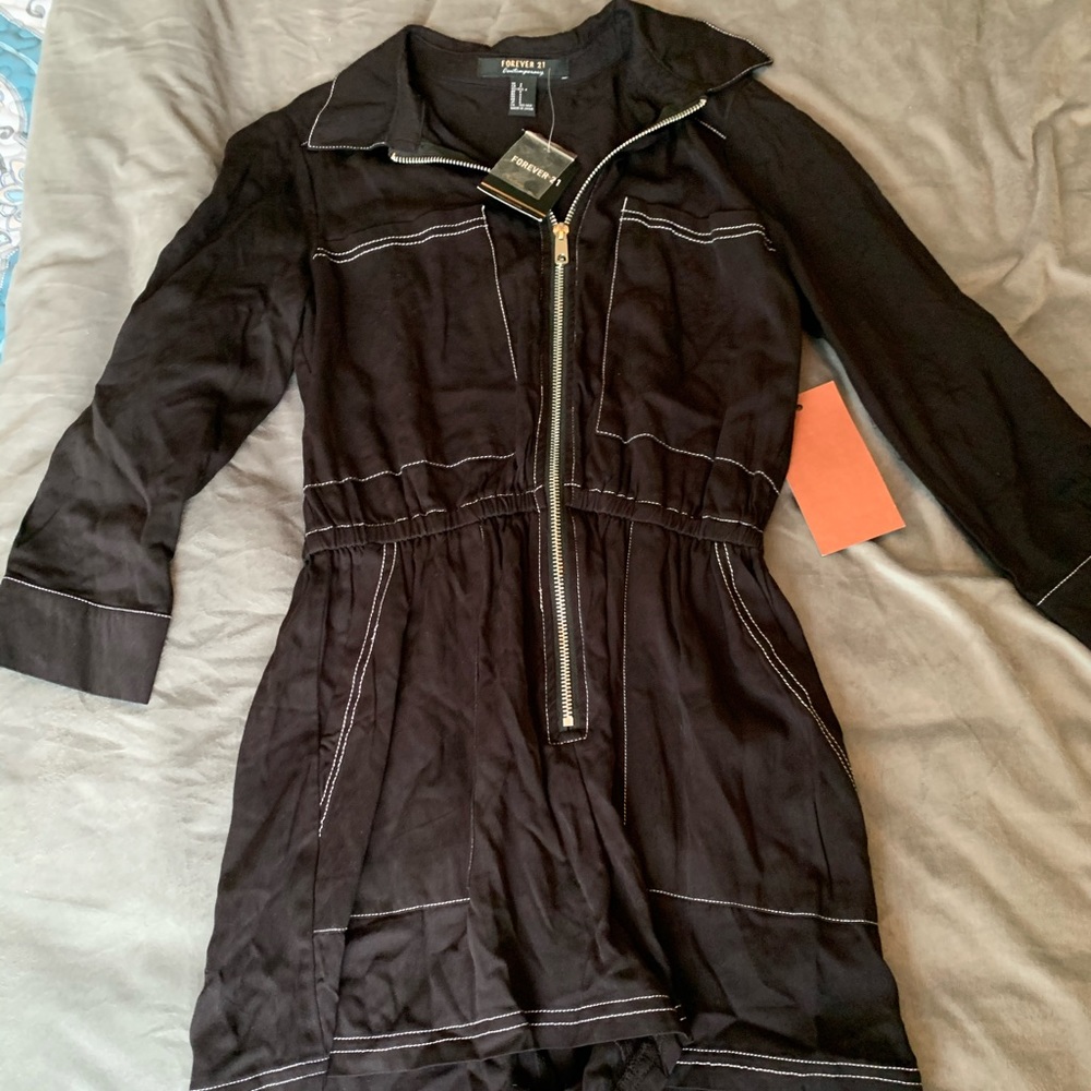 Black forever 21 romper nwt